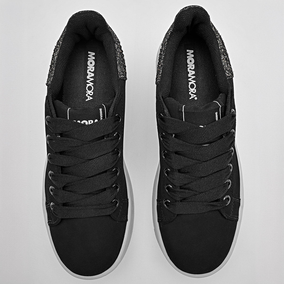 TENIS URBANO MUJER MORAMORA EDNA NEGRO