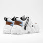 TENIS URBANO MUJER MORAMORA EIZA BLANCO CAMEL AZUL