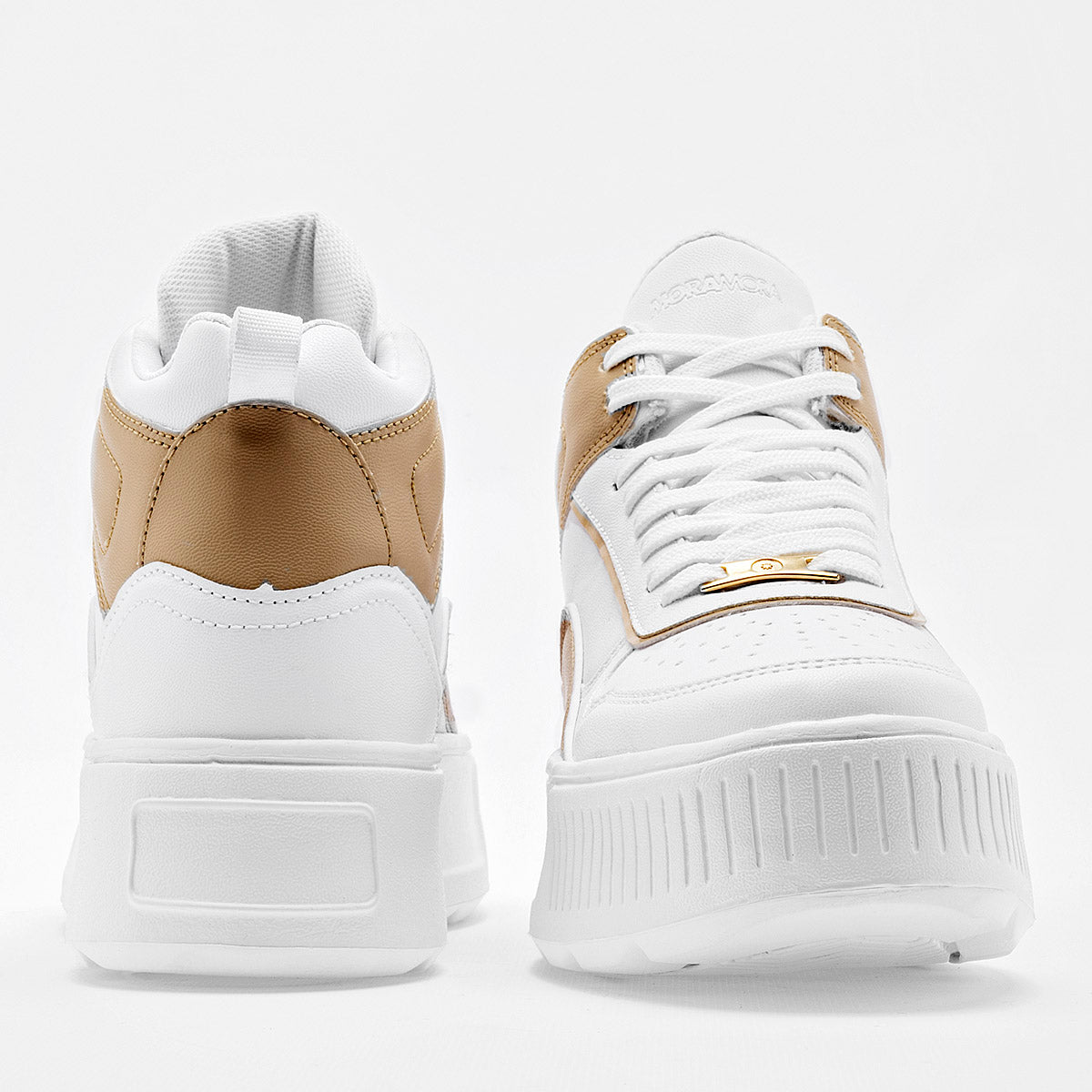 TENIS URBANO MUJER MORAMORA KIMA BLANCO BEIGE