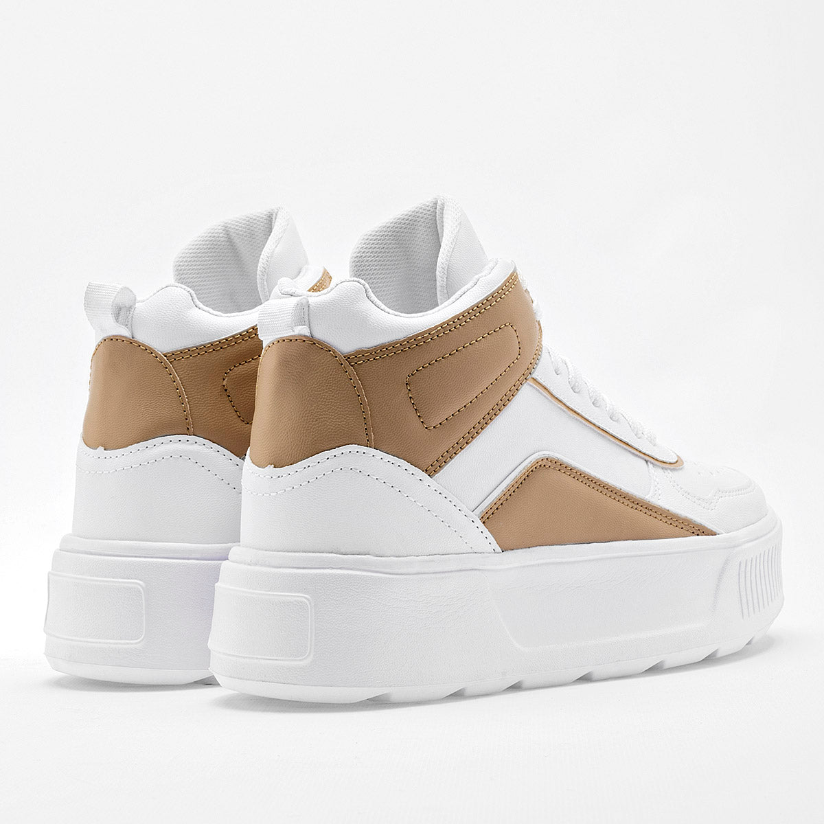 TENIS URBANO MUJER MORAMORA KIMA BLANCO BEIGE