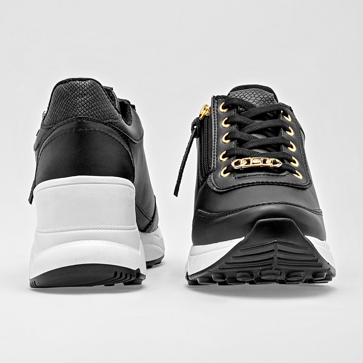 TENIS URBANO MUJER MORAMORA BRENDA NEGRO