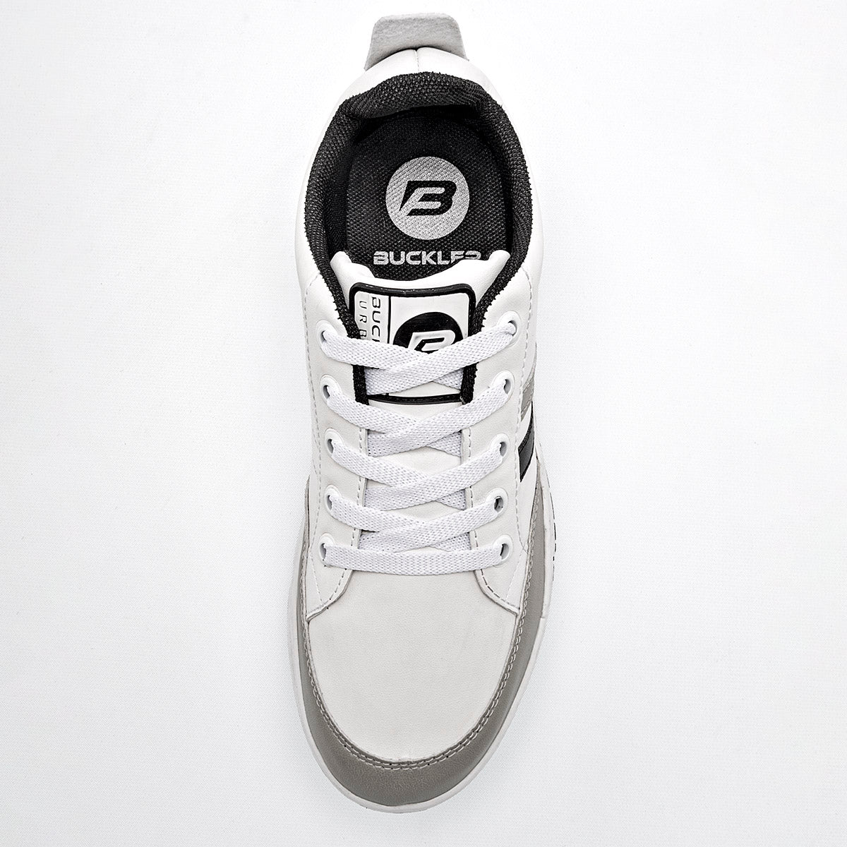 TENIS URBANO JUVENIL BUCKLER ROMACHOCL BLANCO GRIS NEGRO