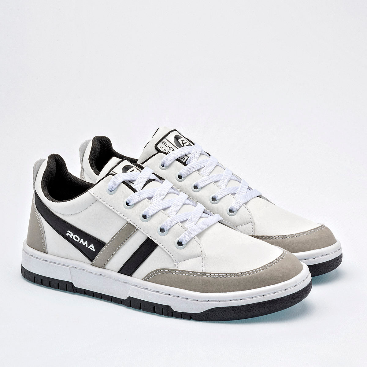 TENIS URBANO HOMBRE BUCKLER ROMACHOCL BLANCO GRIS NEGRO