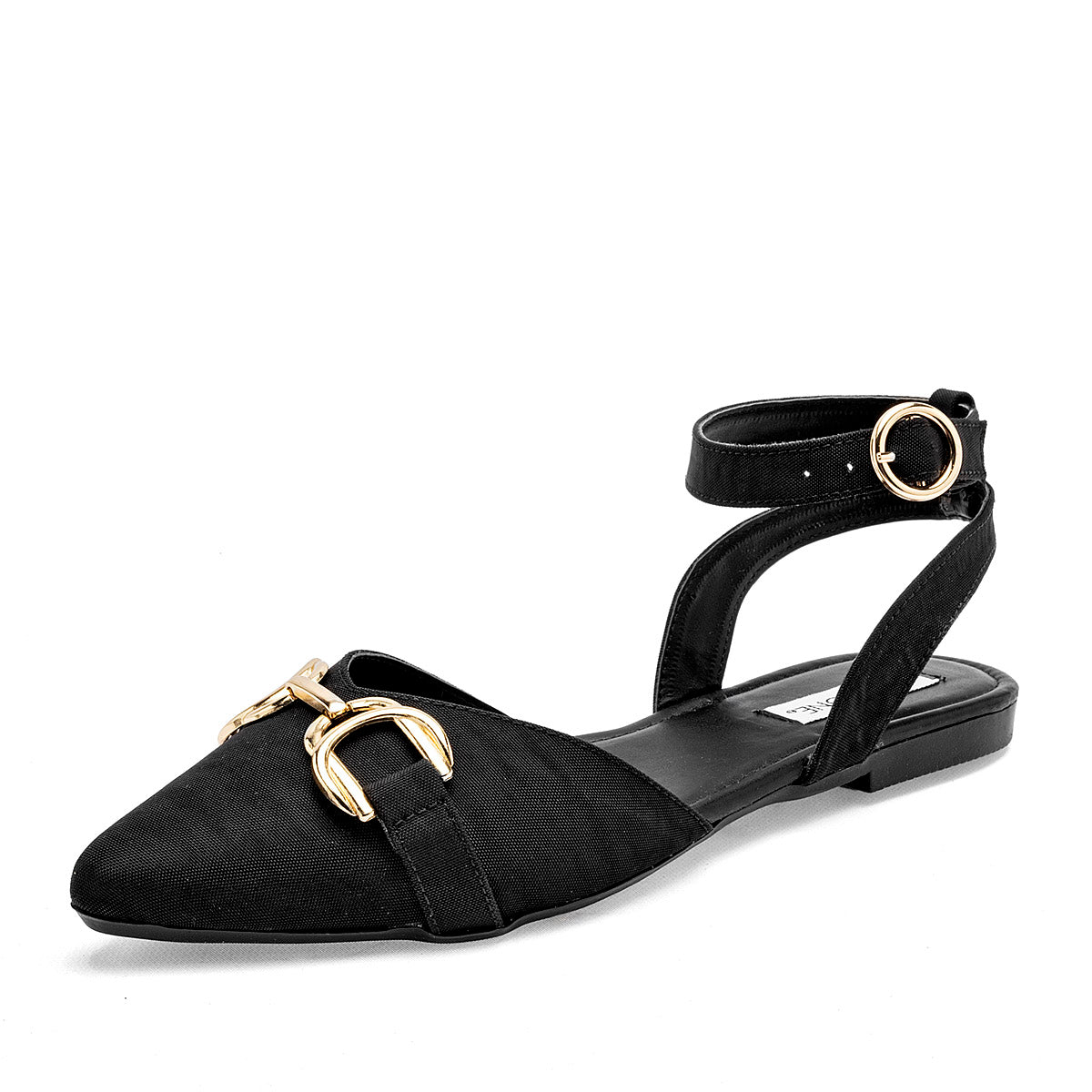 Flats Destalonada Lady One Para Mujer NW2627 Color Negro