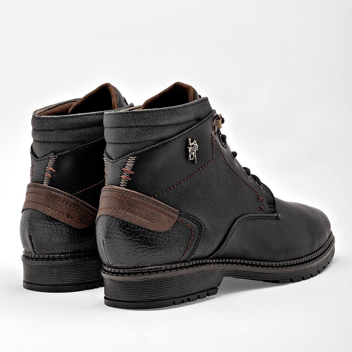 Bota para hombre marca American Polo Naranja