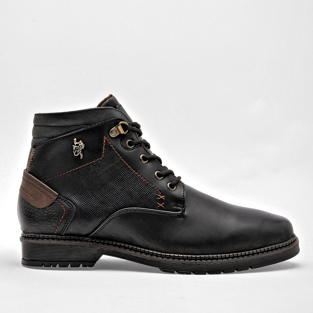 Bota para hombre marca American Polo Naranja