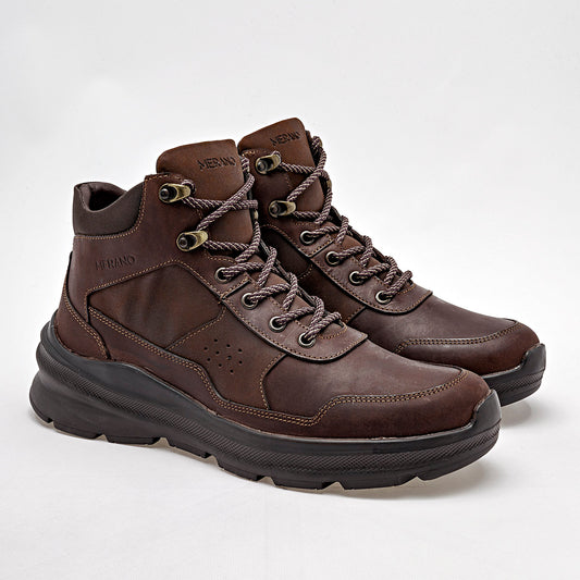 Bota de piel para Hombre marca Merano Café