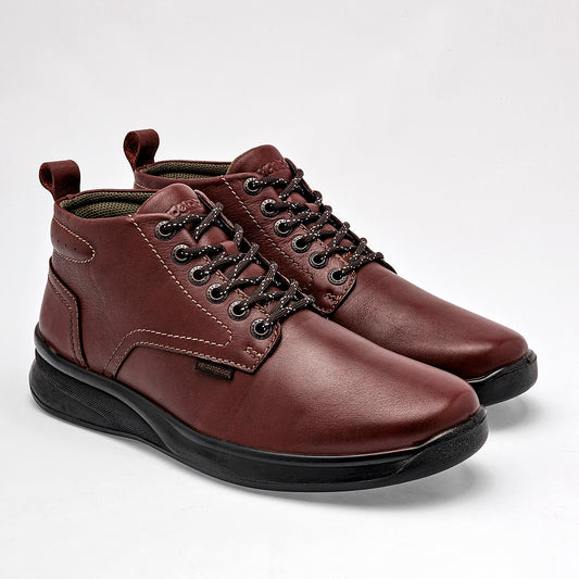 Bota de piel para Hombre marca Verde Tabaco Café