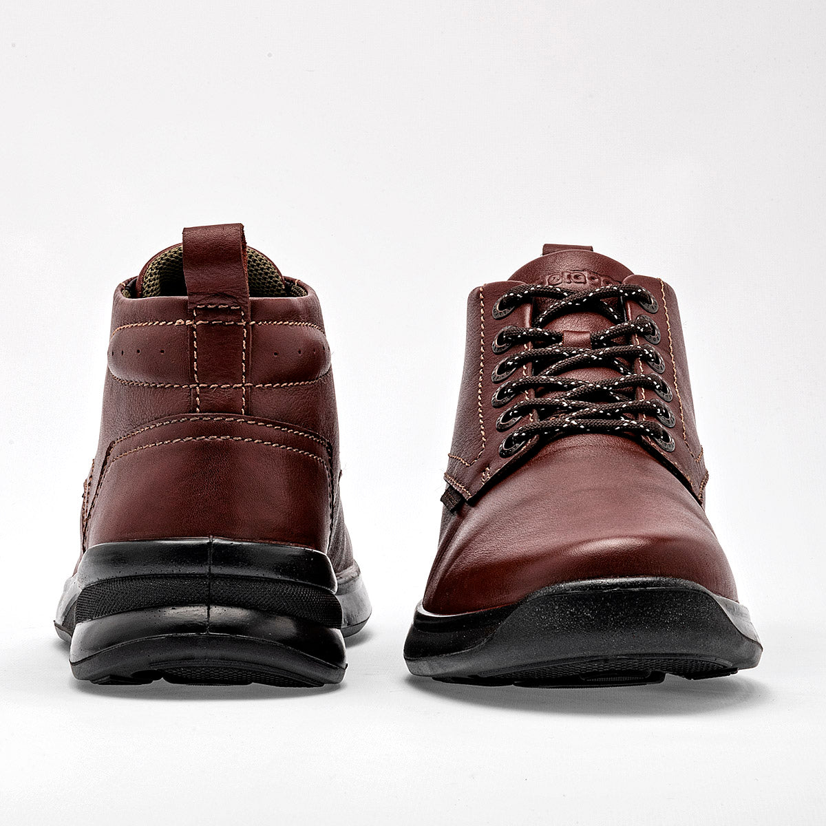 Bota de piel para Hombre marca Verde Tabaco Café