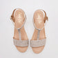SANDALIA MUJER LADY ONE GR6248 BLANCO BEIGE