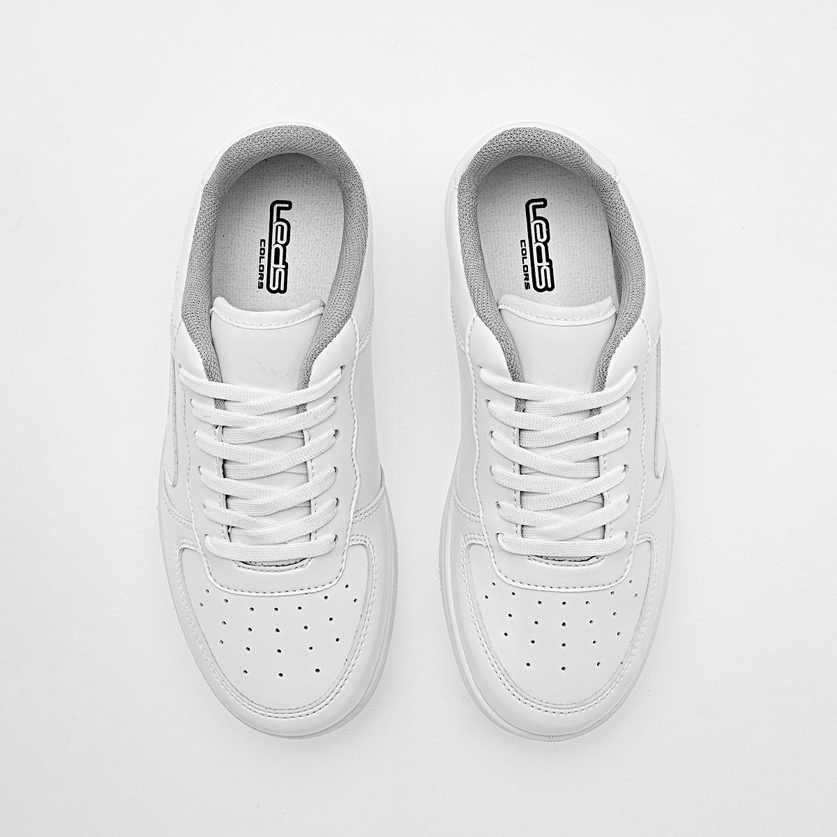 TENIS URBANO JUVENIL LEDS 5002 BLANCO