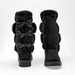 Bota Larga Nieve Rojo Cereza Para Mujer Color Negro