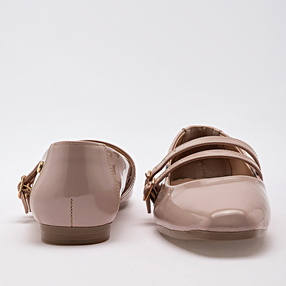 Flats En Charol Moramora Para Mujer Maquillaje Charol
