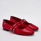Flats En Charol Moramora Para Mujer Color Rojo Charol