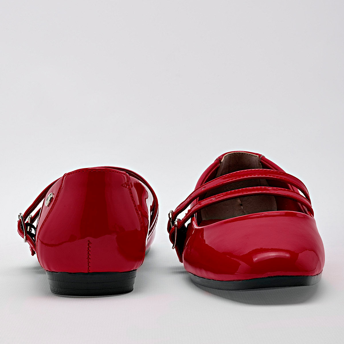 Flats En Charol Moramora Para Mujer Color Rojo Charol