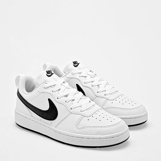 TENIS URBANO JUVENIL NIKE  Court Borough Low Recraft (BG) BLANCO NEGRO