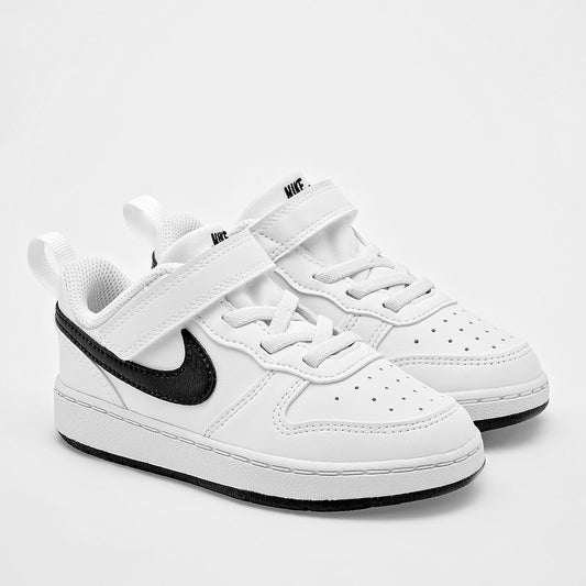 TENIS NIÑO URBANO NIKE  Court Borough Low Recraft (BTV) BLANCO NEGRO