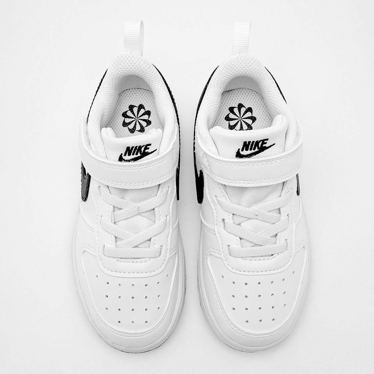 TENIS NIÑO URBANO NIKE  Court Borough Low Recraft (BTV) BLANCO NEGRO