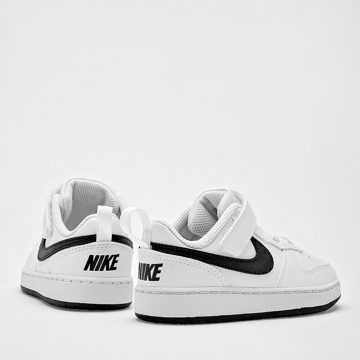 TENIS NIÑO URBANO NIKE  Court Borough Low Recraft (BTV) BLANCO NEGRO