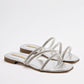 Sandalia Moramora Para Mujer Color Plata
