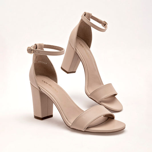 Zapatilla Abierta Lady Paulina Para Mujer 33801 Color Beige