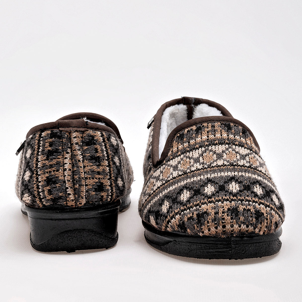 PANTUFLA MUJER MORA CONFORT YOSHI BEIGE MULTICOLOR