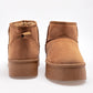 Pantufla Edith Mujer marca Moramora Camel