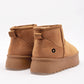 Pantufla Edith Mujer marca Moramora Camel