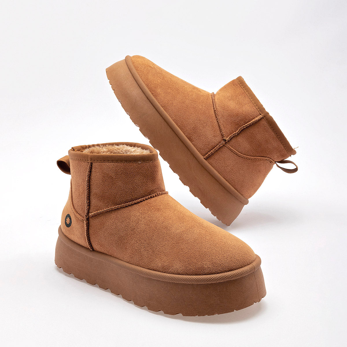 Moramora Bota con peluche para mujer