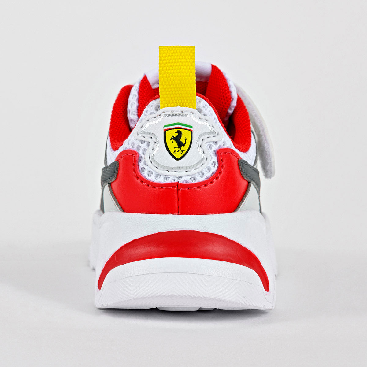 TENIS URBANO NIÑO PUMA Ferrari Trinity AC+ Inf BLANCO GRIS ROJO