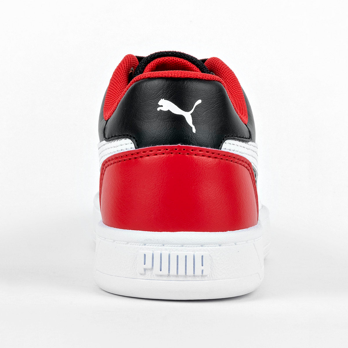 TENIS URBANO JOVEN PUMA Ferrari Caven 2.0 Jr NEGRO BLANCO ROJO