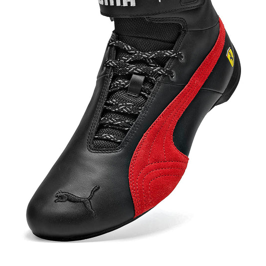 TENIS URBANO HOMBRE PUMA Ferrari Future Cat Mid NEGRO ROJO