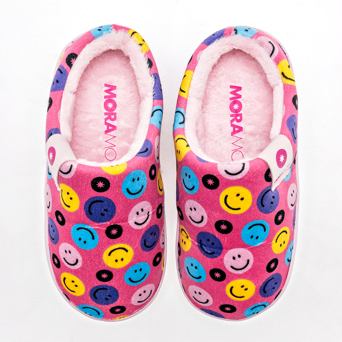 PANTUFLA NIÑA MORAMORA ENIT ROSA MULTICOLOR