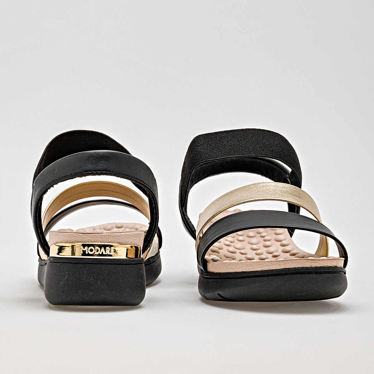 SANDALIA MUJER MODARE 715111927 NEGRO ORO