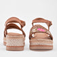 SANDALIA MUJER MORA TIERRA ODA CAMEL MULTICOLOR