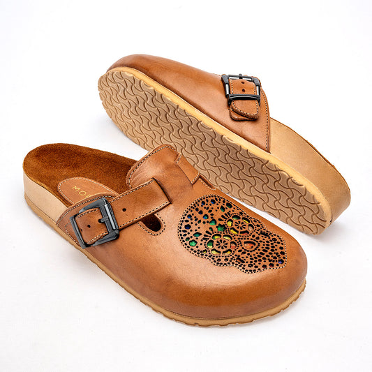 Sandalia CASUAL MUJER MORA TIERRA CHIO BEIGE