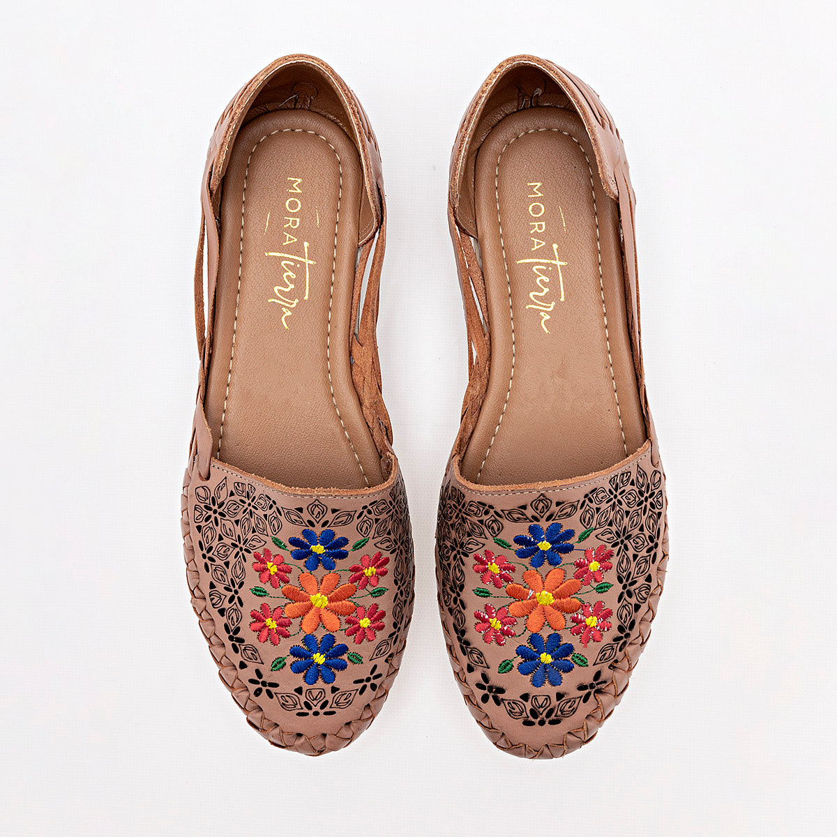 SANDALIA MUJER MORA TIERRA GAIA CAMEL MULTICOLOR