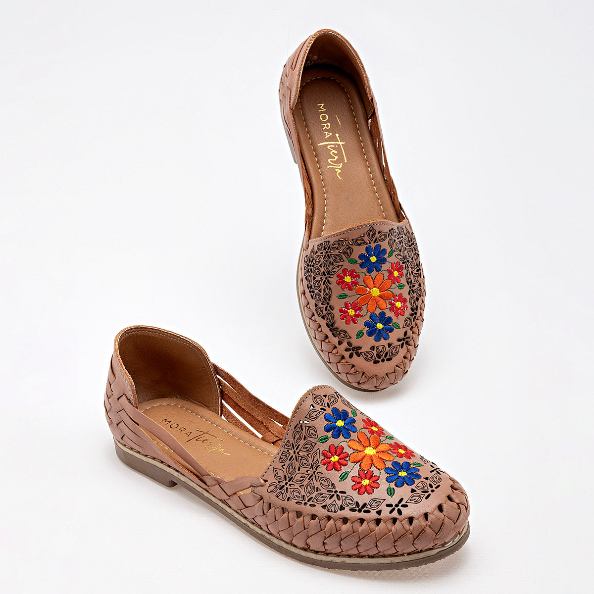 SANDALIA MUJER MORA TIERRA GAIA CAMEL MULTICOLOR
