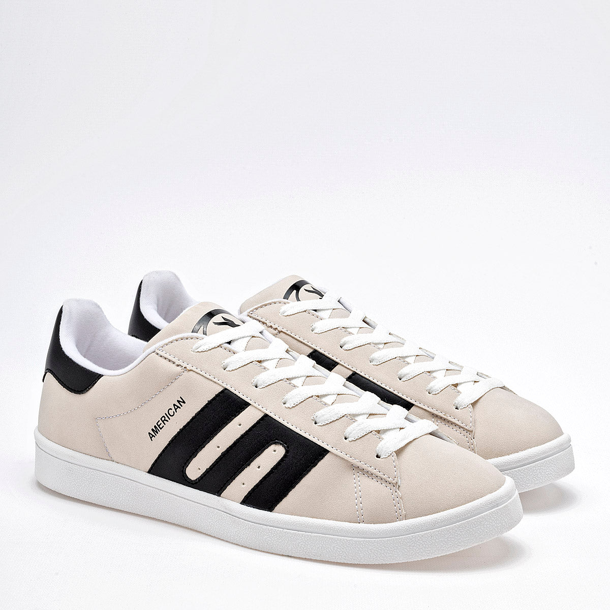 TENIS URBANO HOMBRE AMERICAN FIRE 002 LATTE NEGRO
