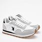 TENIS URBANO JUVENIL AMERICAN FIRE 7134 BLANCO GRIS NEGRO