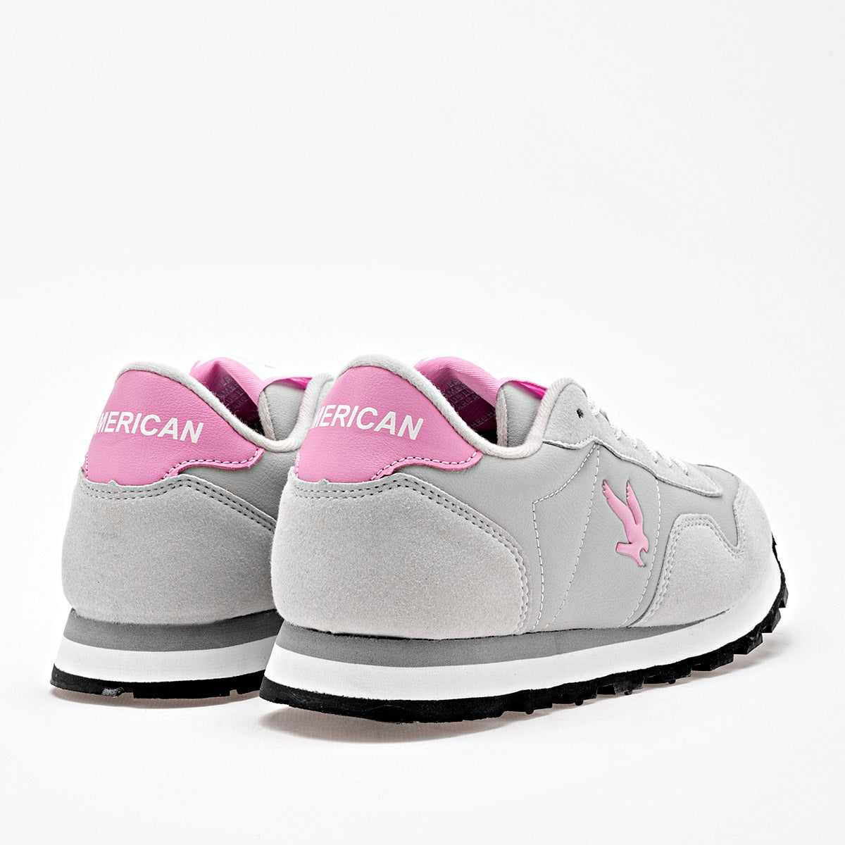 TENIS URBANO MUJER AMERICAN FIRE 7134 GRIS ROSA