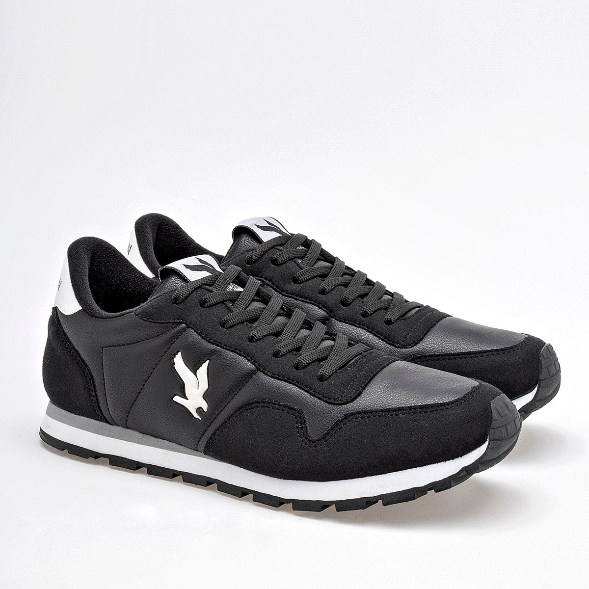 TENIS URBANO HOMBRE AMERICAN FIRE 7134 NEGRO