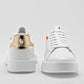 TENIS URBANO MUJER AMERICAN POLO 2770 BLANCO ORO