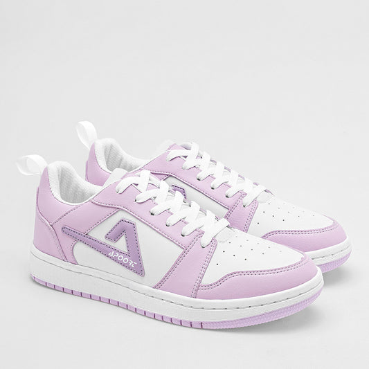 TENIS URBANO MUJER APOORT A5021 BLANCO LILA