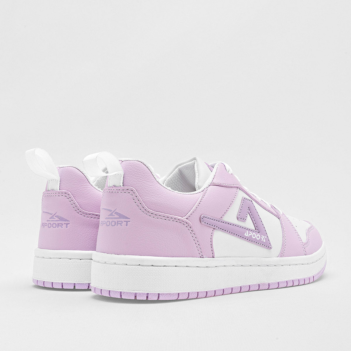 TENIS URBANO MUJER APOORT A5021 BLANCO LILA