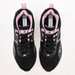 TENIS DEPORTIVO MUJER AVANS-B 077A NEGRO ROSA