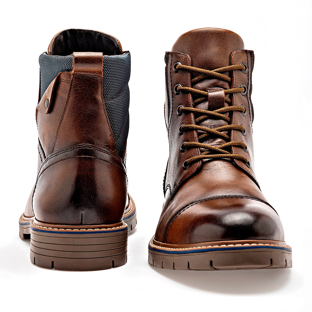 BOTA Y BOTIN HOMBRE CHRISTIAN GALLERY CAMEL GRIS