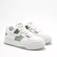 TENIS URBANO MUJER CLASBEN ESCOCIA BLANCO VERDE