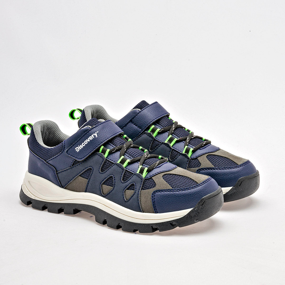 ZAPATO HIKING JUVENIL DISCOVERY DI5021 MARINO GRIS