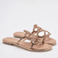 SANDALIA MUJER DIVA 7596 ORO ROSA
